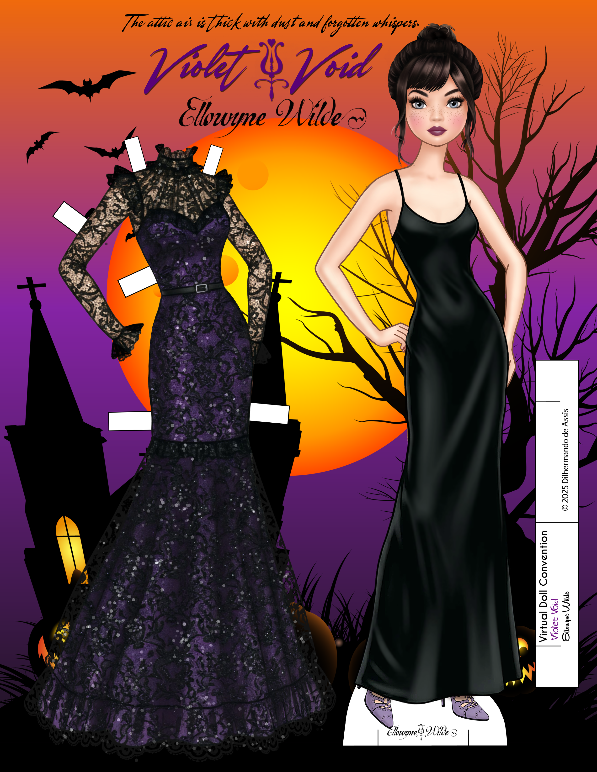 Ellowyne Wilde Paper Doll by Dilhermando de Assis — VDC